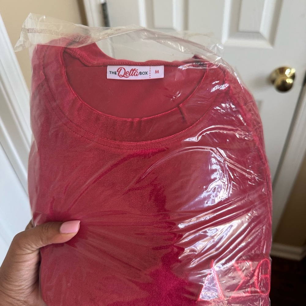 Delta Box Red Jogger Suit